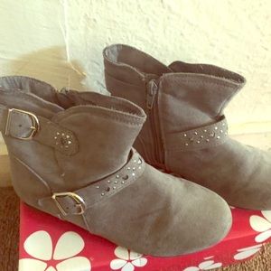 Gray Booties